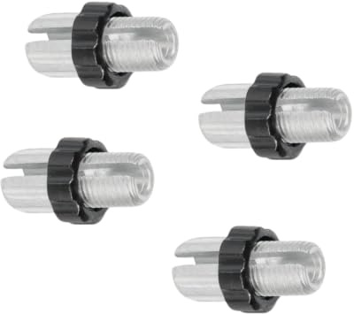 Andinus Tensores de Maneta para Bicicleta, Pack de 4 Reguladores de Cable de Freno y Cambio, Aleación de Aluminio, Disponibles en Rosca M7 y M10, Compatibles con MTB, Carretera, BMX y Urbana