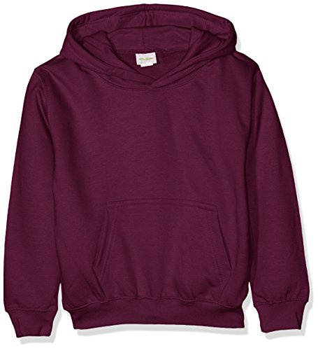 AWDis Boy's Kids Hoodie, Purple (Plum), X-Small