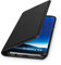 WIIUKA Echt Ledertasche -TRAVEL- für Samsung Galaxy S9+ Plus, mit Kartenfach, extra Dünn, Tasche Schwarz, Leder Hülle kompatibel mit Samsung Galaxy S9+ Plus