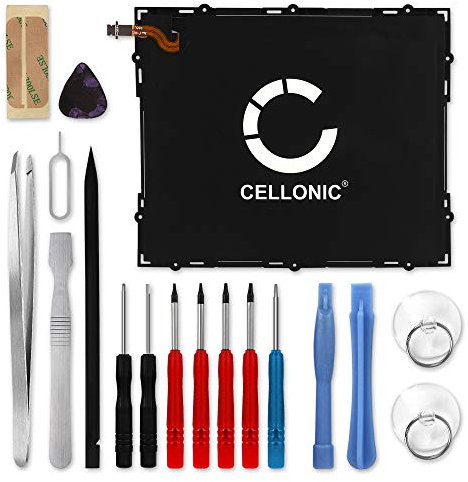CELLONIC, Batteria per Tablet Compatibile con Samsung Galaxy SM-T580 Tab A 10.1, SM-T585 A (3.8V, 7300mAh) + Set di Attrezzi