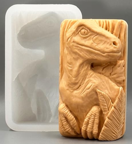 Dinosaurier Silikonform Seife Gips Wachs Harz Ton Backform