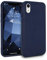 MyGadget Hülle kompatibel mit iPhone XR - robuste Schutzhülle TPU Case Slim Silikonhülle Back Cover Kratzfest Handyhülle matt Dunkelblau