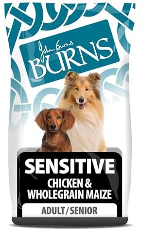 Burns Pet Nutrition Hypoallergenic Complete Dry Dog Food Adult and Senior Dog Sensitive with Chicken 6 kg