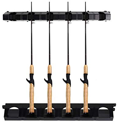 ZAK168 Angelrutenhalter, 6 Rutenhalter Angelrutenhalter, Wandhalter für Angelruten