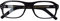EAREADA Quadratische Herren-Brille MPO847DTO Acetat-Rahmen klare Gläser im Vintage-Stil, Schwarz, Größe 54, 54 large