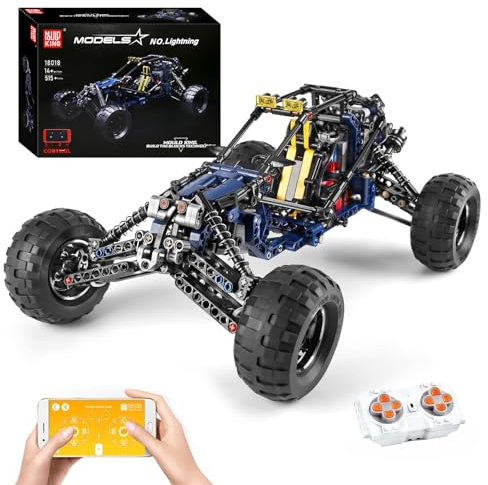Mould King 18018 Technik Lightning Models Hochgeschwindigkeits Kletterauto Modellbausteine, 515PCS Small Particle Puzzle Sand dynamische Version des Geländewagen Bausatzes