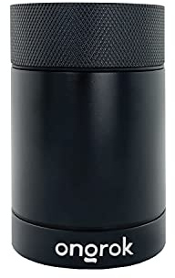 Aluminum Storage Container, 180ml by ONGROK, Air Proof to Preserve Smell and Odor. Jar to Stash Goods with Care, Black, (ALMSTRJAR)