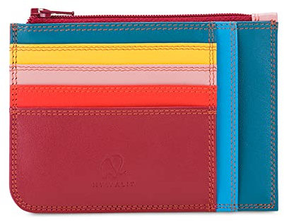 mywalit Carte Slim 4 C/C avec Porte-Monnaie, Accessoire de Voyage-Portefeuille Mixte, Multicolore, Taille Unique