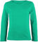 LUXE DIVA Girls Boy Kids Plain Basic Long Sleeve Round Neck T-Shirt Stretch School Tee Top 2-13 Years Jade Green