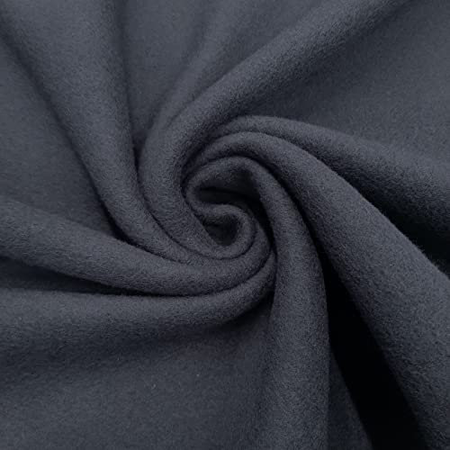 Organic Cotton Fleece – hochwertiges Bio Baumwoll-Fleece – sehr weich & wärmend – in vier Farben - per Meter (Marine)