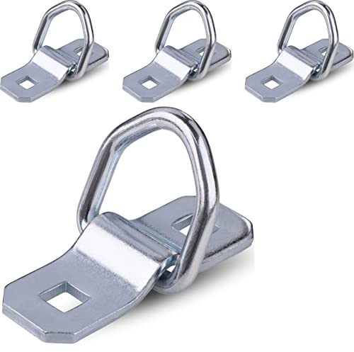 Zurrösen für Anhänger 4 Stück - Zurrbügel belastbar bis 800 kg - Verzurrösen Zurrpunkte - Befestigung Anhänger Zubehör