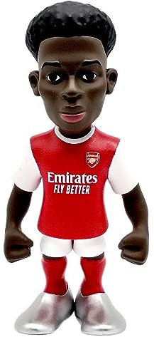 MINIX Bandai Arsenal Bukayo Saka Model | Collectable Bukayo Saka Figure In Arsenal Shirt | Bandai Football Toys Range | Collect Your Favourite Football Figures And Teams