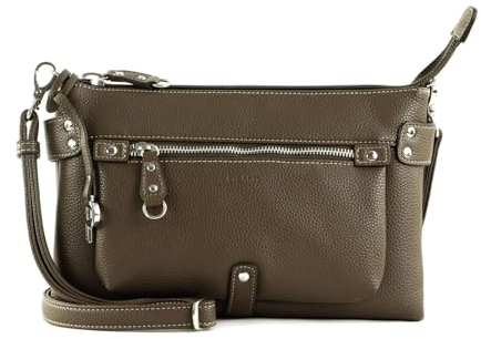 Picard Umhängetasche Loire 7768 für Damen aus Synthetik in der Farbe Taupe, 27 x 18 x 7 cm, 7768113027