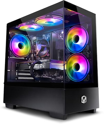 Vibox IV-123 PC Gaming - 8 Core Intel i9 10900 Procesador - Nvidia RTX 4060 8GB - 16GB RAM - 1TB NVMe SSD - Windows 11 - WiFi