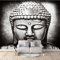 Papel Pintado Pared 3D Papel Tapiz Buda Cabeza De Buda Fotomurales 3D Tv Fondo Pared Moderno Dormitorio Murales