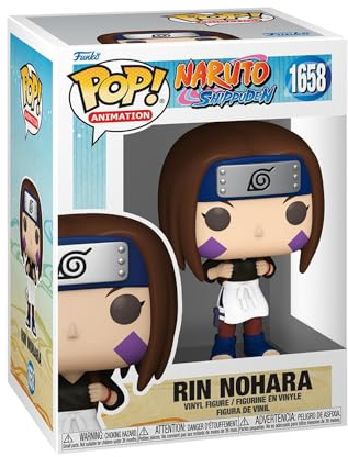 Funko Pop! Animation: Naruto - Rin Nohara - Naruto Shippuden - Vinyl-Sammelfigur - Geschenkidee - Offizielle Handelswaren - Spielzeug Für Kinder und Erwachsene - Anime Fans - Modellfigur Für Sammler
