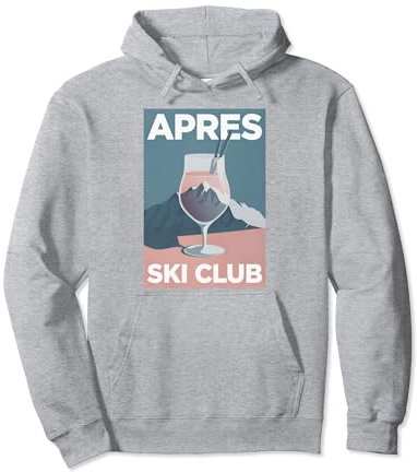 APRÈS SKI CLUB X Ästhetisches Skifahrer Party Ski Outfit Pullover Hoodie