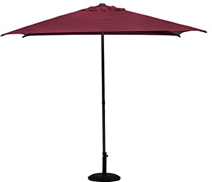 HESPERIDE Ombrellone 250x250 cm Soya bordeaux rosso Arredo giardino