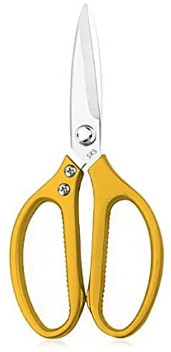 Geflügelschere für die Küche, multifunktionale Küchenschere, japanische Schere, Hühnerknochenschere aus Edelstahl, Lebensmittelschere (Gold)