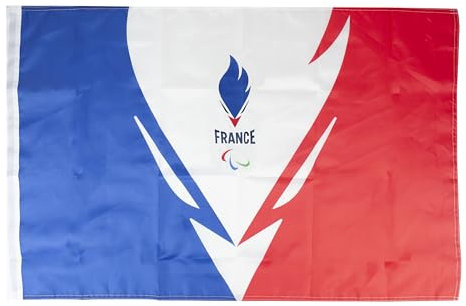 Drapeau FRANCE Paralympiques PARIS 2024 - Collection officielle Jeux Olympiques et Paralympiques