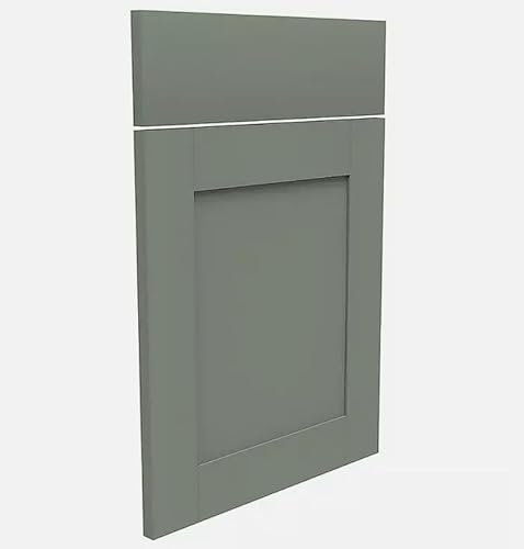 M2 Traders Classic Shaker Kitchen Cabinet Door and Drawer Front W497mm - Sage