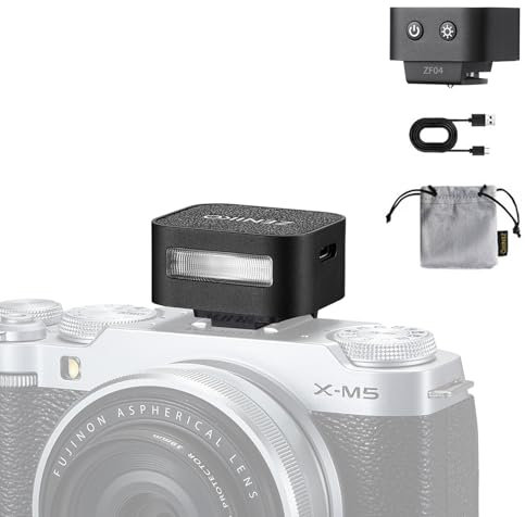 ZENIKO ZF04 Mini Appareil Photo Flash Speedlite 372 Flashs Pleine Puissance CCT 6500K + 200K Batterie Intégrée pour Sony Canon Nikon Fuji Olympus Caméra Griffe Monocontact