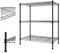Yiyai Heavy Duty Shelving Units, 3 Tier Adjustable Metal Wire Storage Rack for Kitchen Garage Pantry Living Room Warehouse, 120KG Max Weight, 35 cm D x 60 cm W x 76 cm H