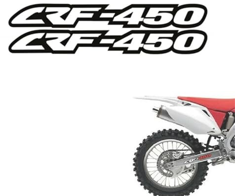 MPODYTSF Adesivo Decalcomania Adesivo di Protezione per Moto Adesivo per Moto per Honda CRF 250F 250X 250R 250LE 150F 150R 300L 450R 450L Accessori per Adesivi per Carrozzeria(White)