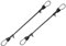 MOTHNUR 2 Pièces Connecteur de Poussette Double Adaptateur Poussette Réglable pour Accessoire Pliable Convient à Divers Modèles Facile à Transporter pour Sorties avec Bébés