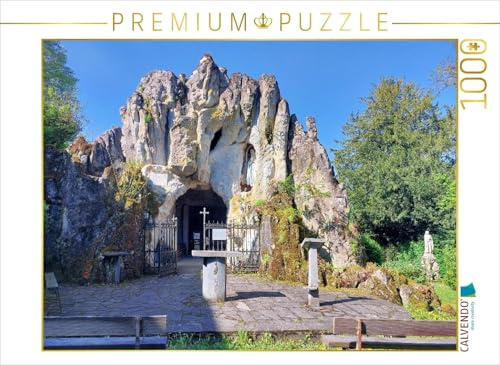 Puzzle · Conjoux, Marien-Wallfahrtsort in den belgischen Ardennen | 15 Grotten beherbergen über 100 bemalte Gipsfiguren in Lebensgröße · 1000 Teile · Lege-Größe 64 × 48 cm · CALVENDO Puzzle