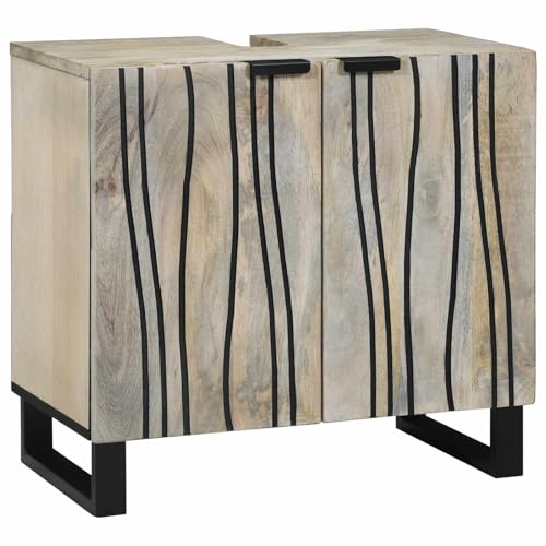 vidaXL Bathroom Sink Cabinet White 62 x 33 x 58 cm Engineered Wood