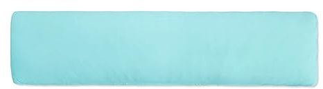 Traumschlaf Feinjersey Seitenschläferkissen Bezug – Weicher Jersey Kissenbezug aus 100% Baumwolle, atmungsaktiv & hautfreundlich, mit Reißverschluss – 40x200 cm, hellblau