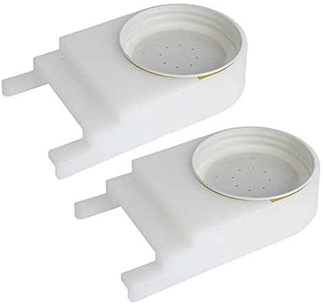 LMHHMIN 2 Stück Bienenfutterspender, Bienenbox, Türeingang, Wasser, Zucker, Futterspender, Bieneneintrittstränke, Deckel zum Füttern von Bienen