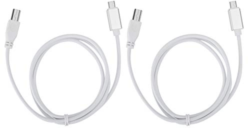 CLZothique Linea di collegamento per piano elettrico V8 da 2 pezzi Micro USB a tablet PC di supporto di tipo B per MIDI