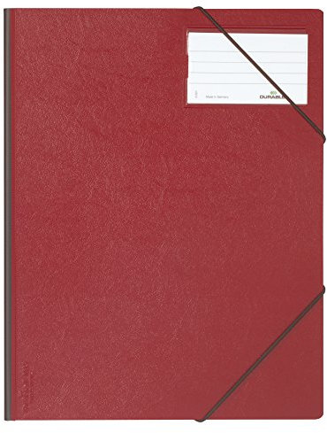 Durable Eckspannmappe A4, für 1-150 Blatt DIN A4, rot, 232003