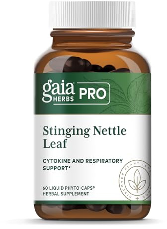 Gaia Herbs Nettle Leaf - Supplement with Stinging Nettle Leaf Extract Traditionally Used for Respiratory & Immune Support* - Vegan, Gluten-Free, Soy-Free - 60 Liquid Phyto-Caps (30 Servings)