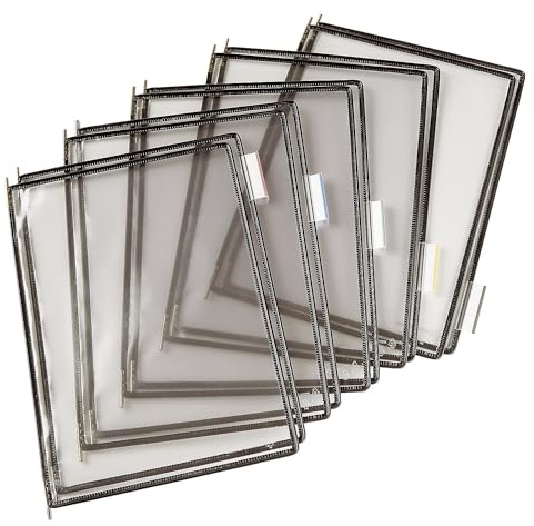 Tarifold | Klarsichttafel | VE 10 Stk | für DIN A4 | schwarz