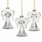 Sikora BS64 Engel Christbaumschmuck Glas Figur Weihnachtsbaum Anhänger 3er Set