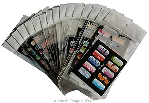 Airbrush Nail Art Stencils Set Fengda JFH04