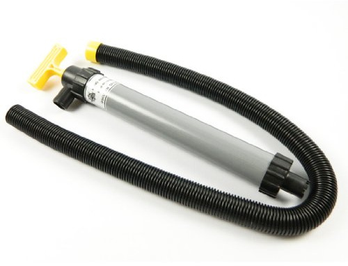 wellenshop Hand-Bilgenpumpe 0,3 Liter/Hub Gelb Grau Schwarz Bilgepumpe Wasserpumpe Lenzpumpe