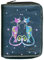 Syl'la Porte Monnaie Porte Carte Noir Motif Couple de Chat en Simili Cuir