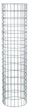 Estexo Gabione Gabionensäule Säule Rundsäule Steingabione Steinkorb Drahtkorb Baumschutzgitter Wildschutz Ø 35 cm (140 cm)