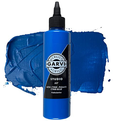 ACRÍLICO GARVI STUDIO 200ML 227 AZUL CYAN