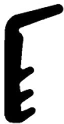 DIWARO. | Anschlagdichtung AS066 | grau | 5 Meter | TPE | Fensterdichtung für Aluminiumfenster, Kunststofffenster, Holzfenster. Montage an Außen- bzw. Innenseite von Fensterflügel und Fensterrahmen