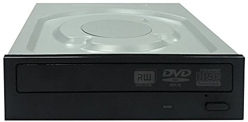 Optiarc SATA Interner CD/DVD/Optische Laufwerke Brenner mit 8,7 GB Overburn – Schwarz