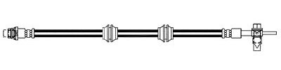 Borg & Beck BBH8454 Brake Hose To Fit L Rover R Rover Evoque 06/11-