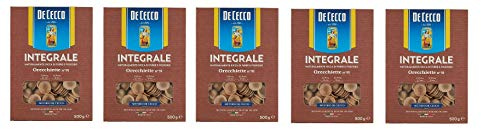 5x Pasta De Cecco Orecchiette integrali 91 Vollkorn italienisch Nudeln 500 g