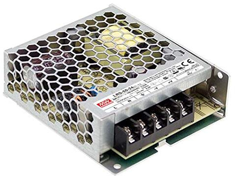 Meanwell Netzteil 50 W 12 V Modell LRS-50-12 Switching, konstante Spannung, nicht wasserdicht IP20, Transformator von AC 220 V auf DC 12 V, kompatibel mit LED-Streifen