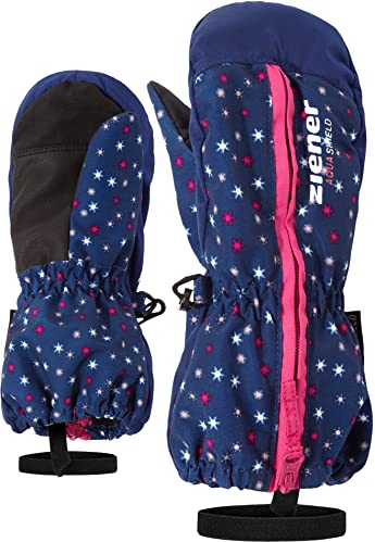 Ziener Baby LANGELO AS MINIS glove Ski-handschuhe / Wintersport | wasserdicht, atmungsaktiv, , snowflake print (snowflake print), 110