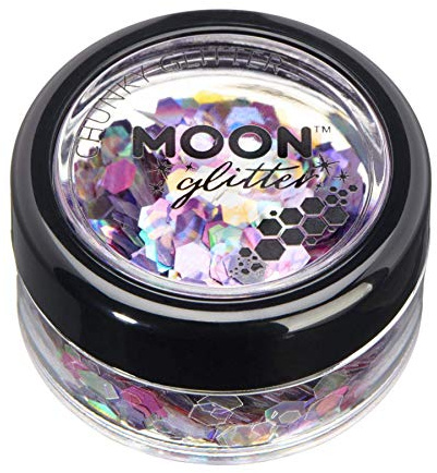 Mystic Chunky Glitter by Moon Glitter - Fairytale - Cosmetic Festival Makeup Glitter for Face, Body, Nails, Hair, Lips - 3g